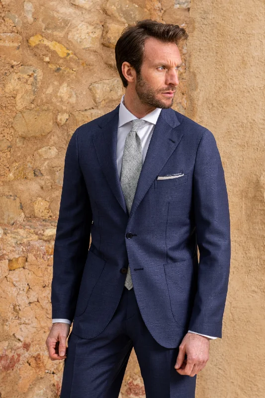 Royal blue suit - Made in Italy