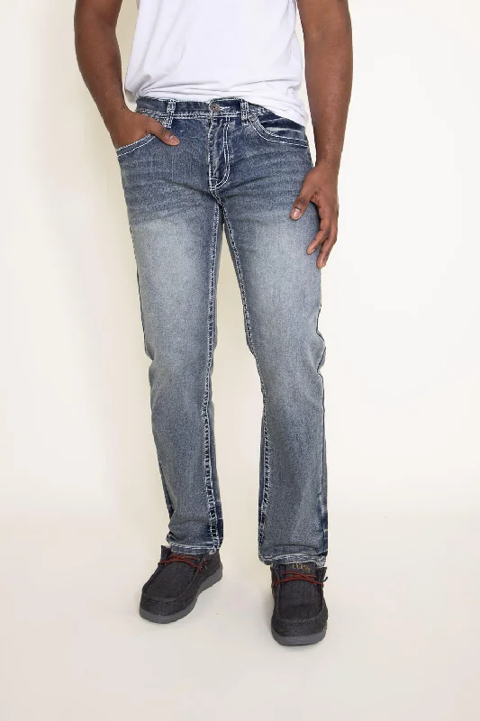 Casual Men's JeansTrue Luck Kyle Straight Jeans for Men | TL21010407