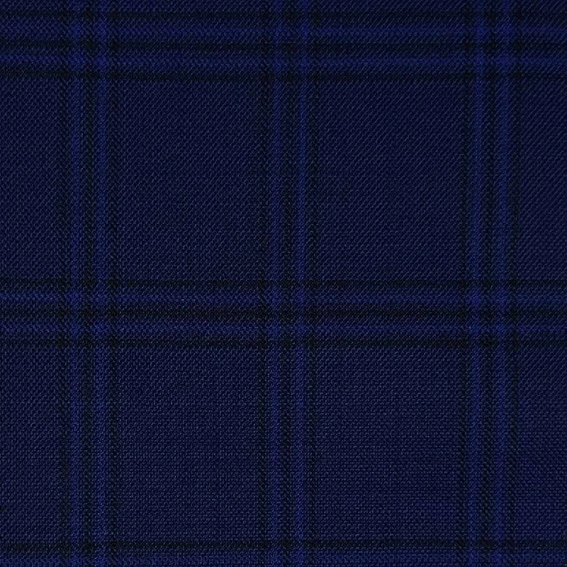 Navy Blue Windowpane