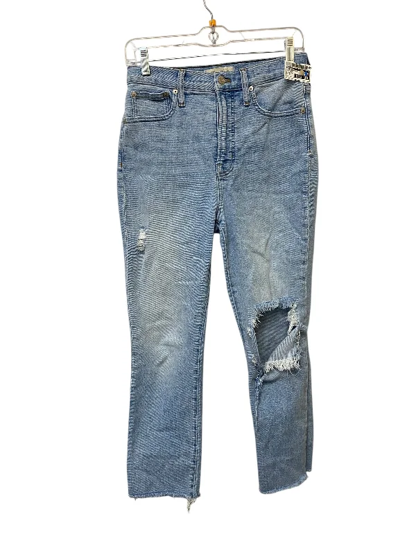 Men's Ripped JeansJeans Boyfriend By Madewell In Blue Denim, Size: 2p