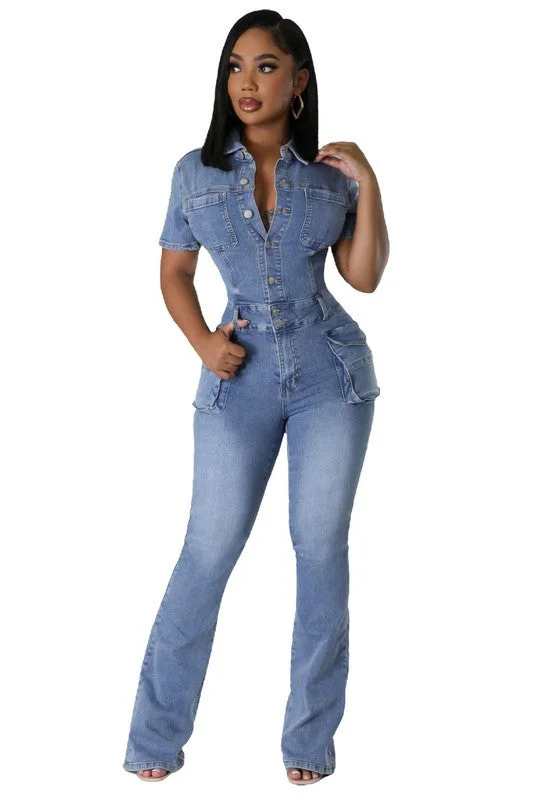 Designer Men's JeansWOMEN DENIM SEXY JUMPSUIT