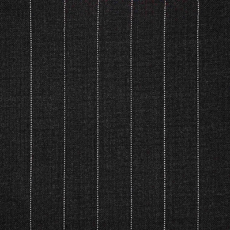 VITALE BARBERIS CANONICO (Revenge Super 150's) - Made In Italy - Charcoal Grey Pinstripes