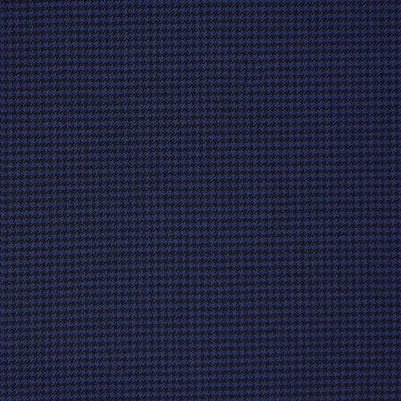 VITALE BARBERIS CANONICO (Revenge Super 150's) - Made In Italy - Navy Blue Houndstooth