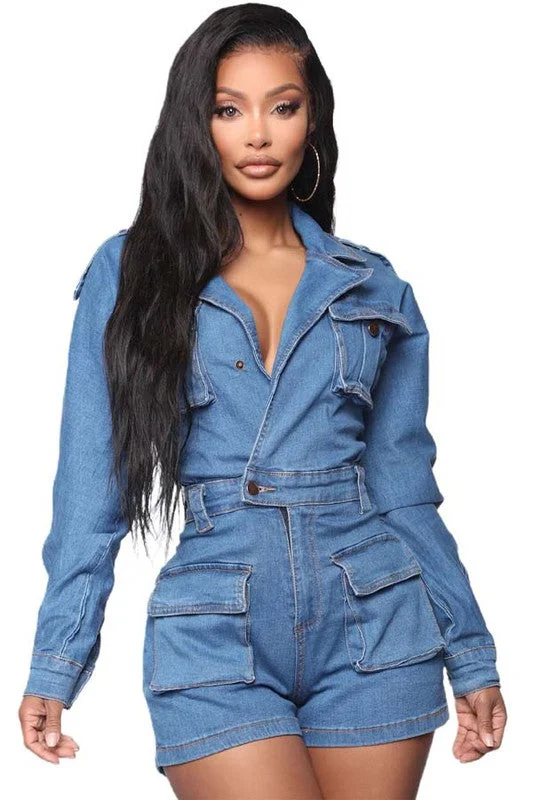 Affordable Designer Men's JeansSEXY DENIM ROMPER