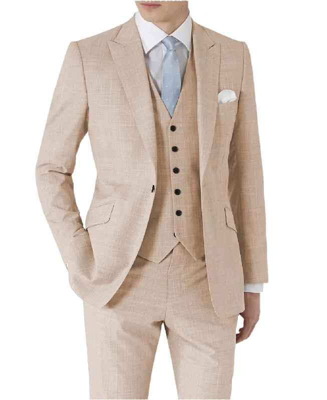 3 Pieces Single Buttons Peak Lapel Men Suit（Blazer+Vest+Pants）