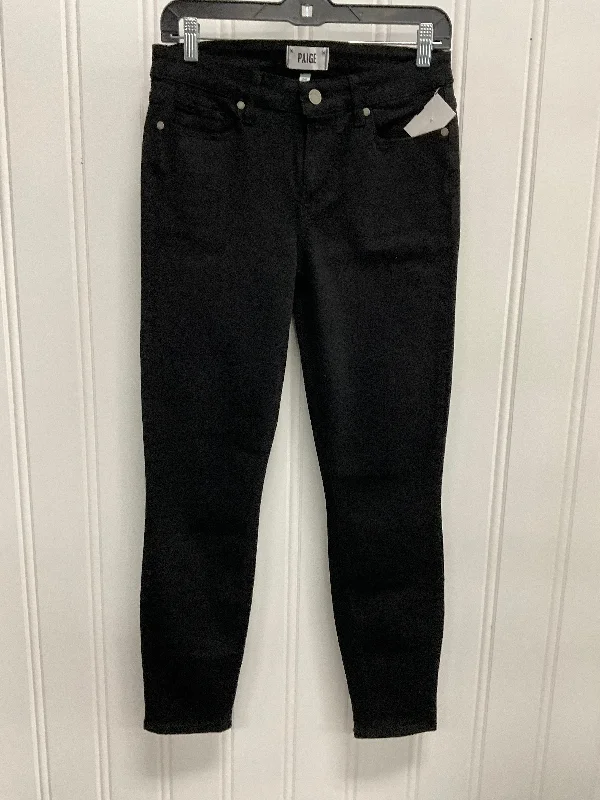 Casual Ripped Men's JeansJeans Skinny By Paige In Black, Size: 6