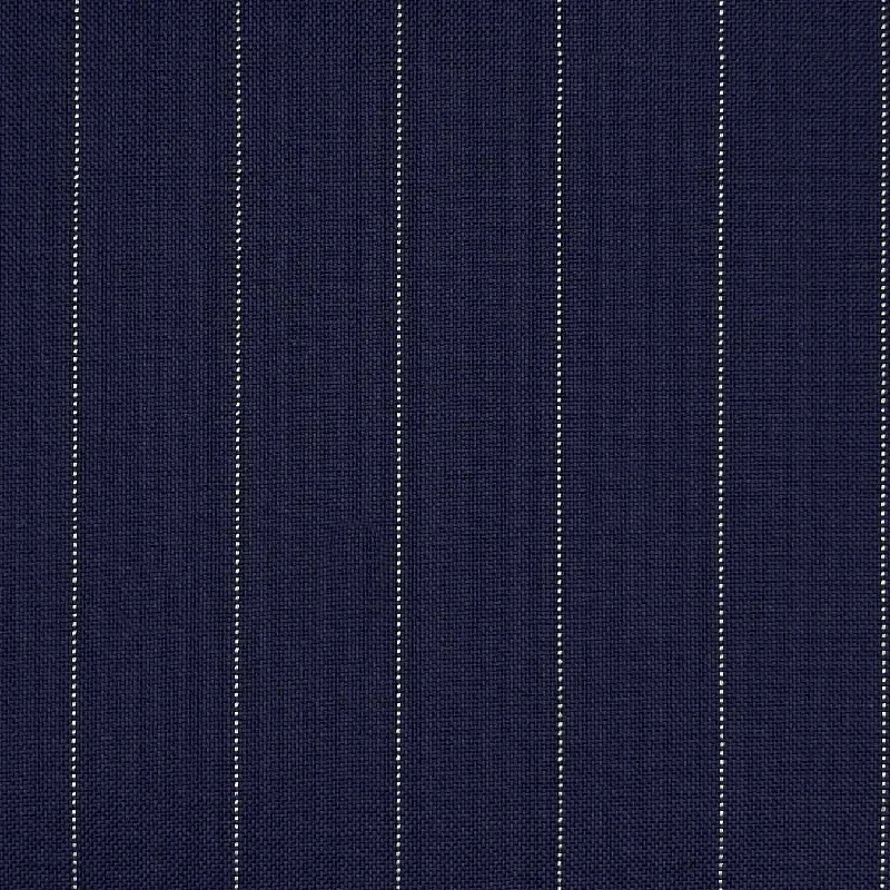 VITALE BARBERIS CANONICO (Revenge Super 150's) - Made In Italy - Navy Steel Blue Wide Pinstripes