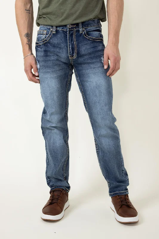 Men's Straight-Leg JeansTrue Luck Fran Straight Jeans for Men | TL21092907