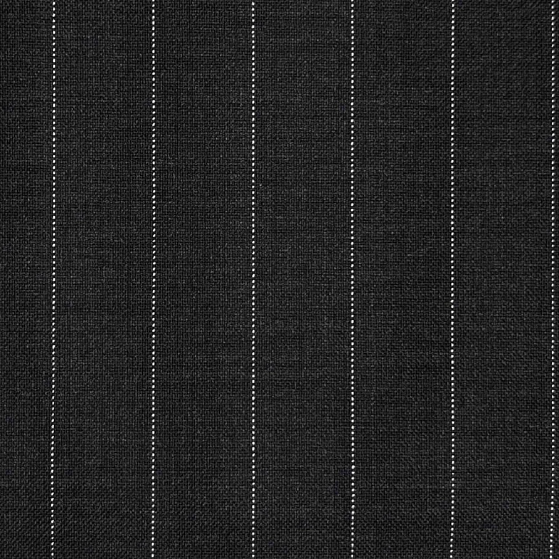 VITALE BARBERIS CANONICO (Revenge Super 150's) - Made In Italy - Charcoal Grey Wide Pinstripes