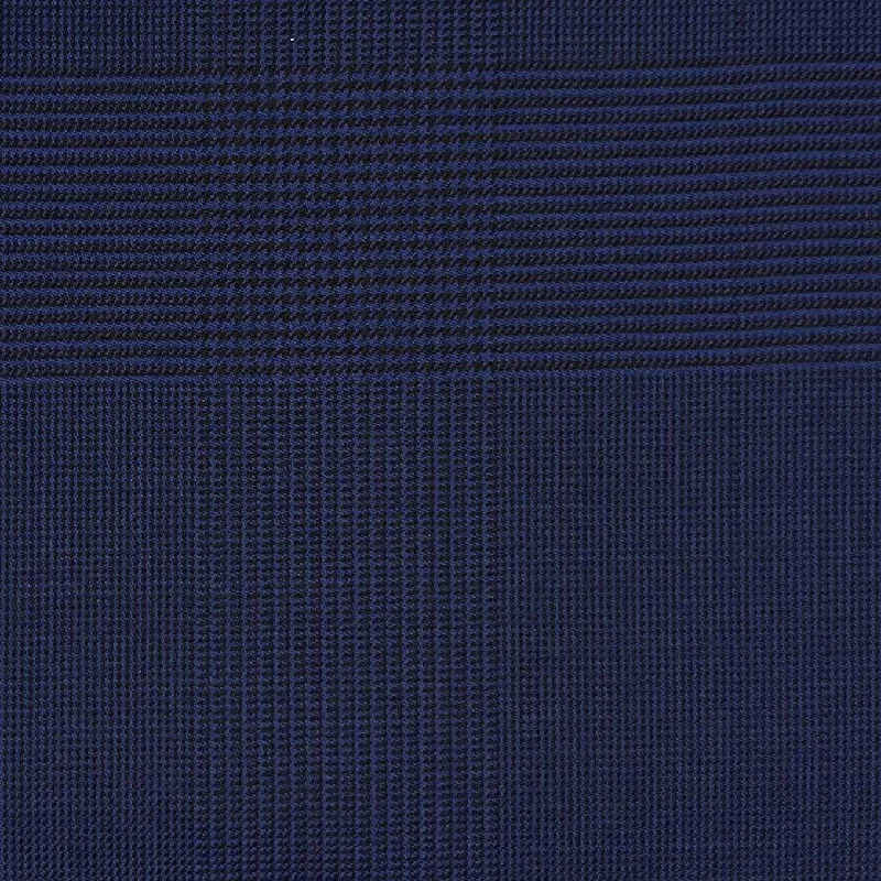 VITALE BARBERIS CANONICO (Revenge Super 150's) - Made In Italy - Navy Blue Prince Of Wales Glen Plaid