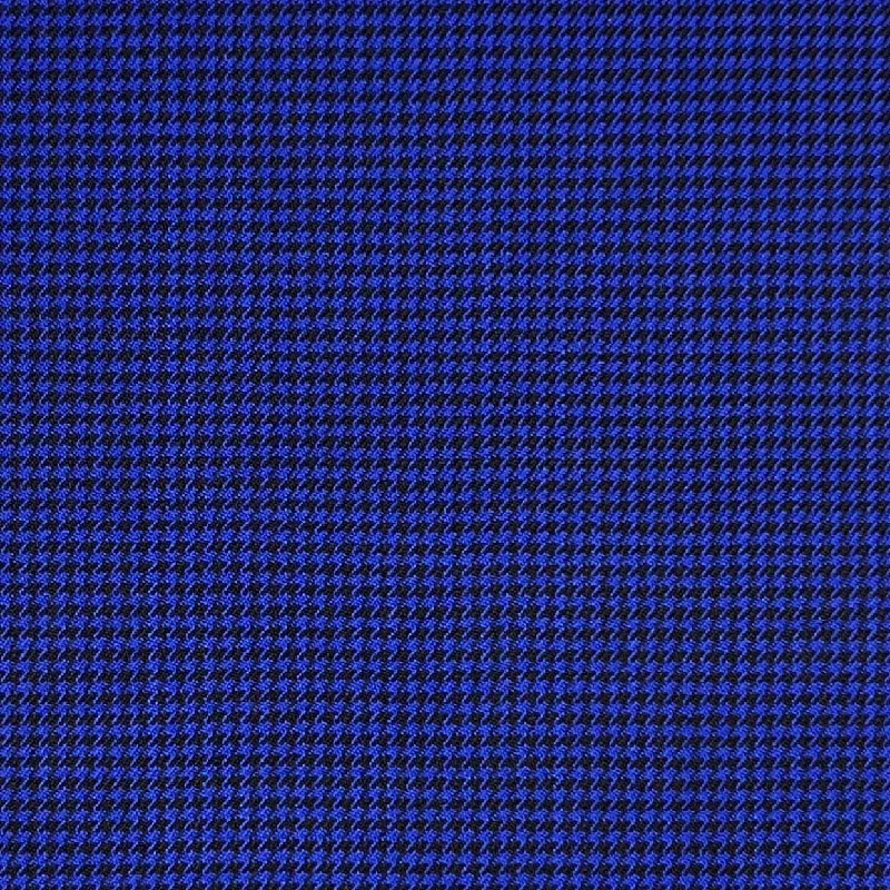 Royal Blue Houndstooth