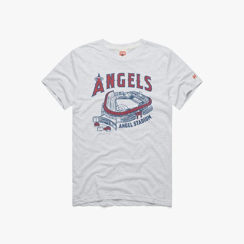 Men's Shirts with Embellished SleevesAngels Angel Stadium