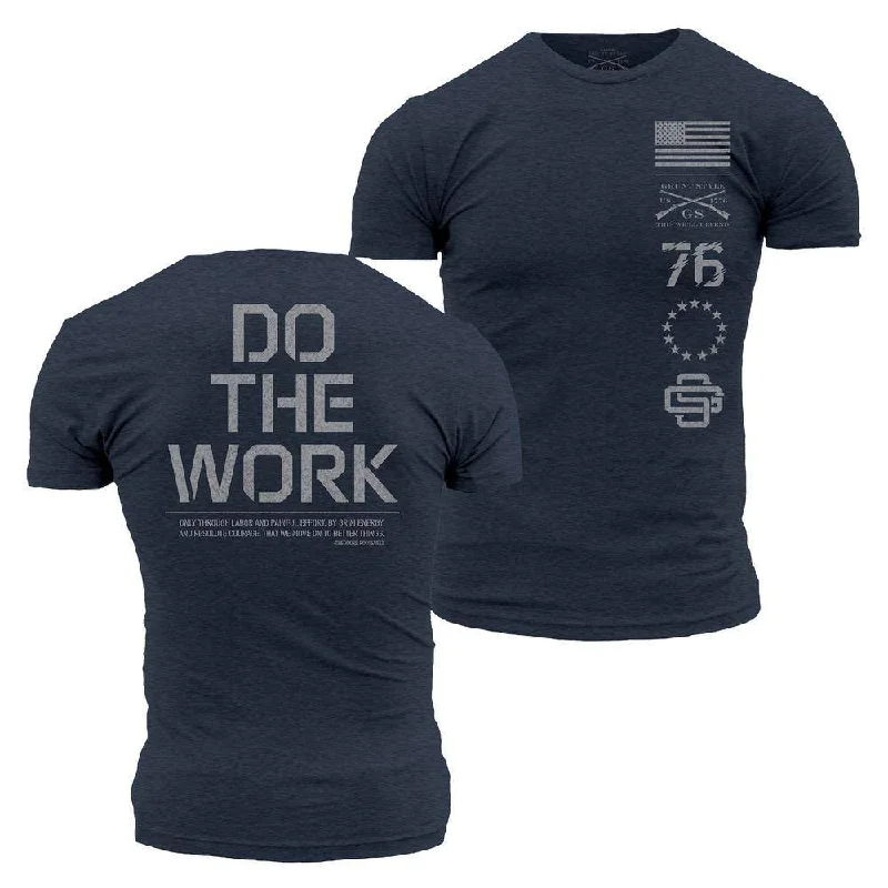 Layered Men's VestsDo The Work T-Shirt - Midnight Navy