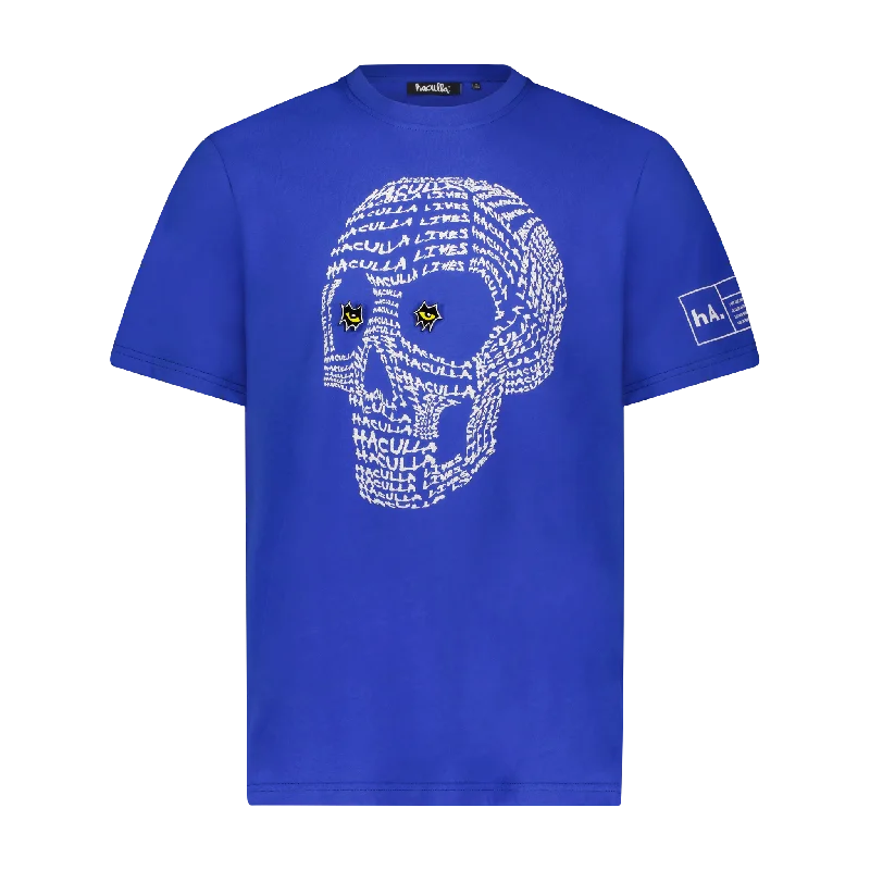 Men's Shirts with Embellished SleevesHACULLA LIVES SKULL T-SHIRT