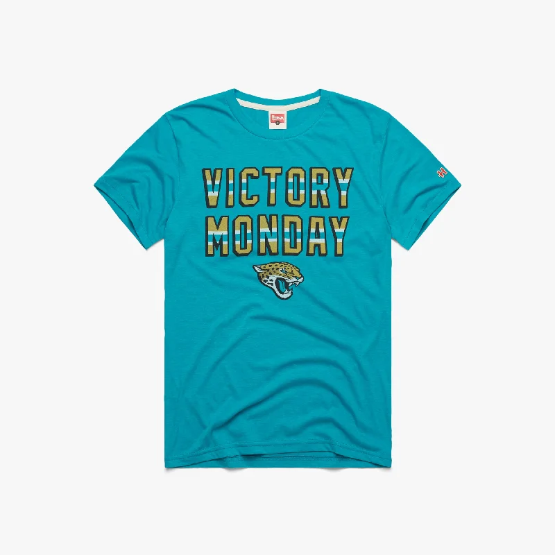 Men's Shirts with Lace-Up HemlinesJacksonville Jaguars Victory Monday