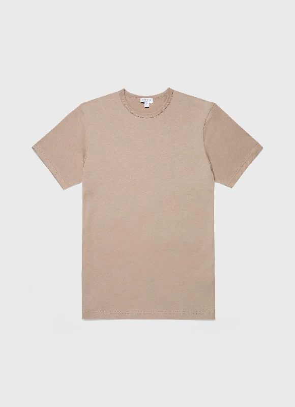 Men's Shirts with Adjustable CuffsMen's Classic T-shirt in Sandstone