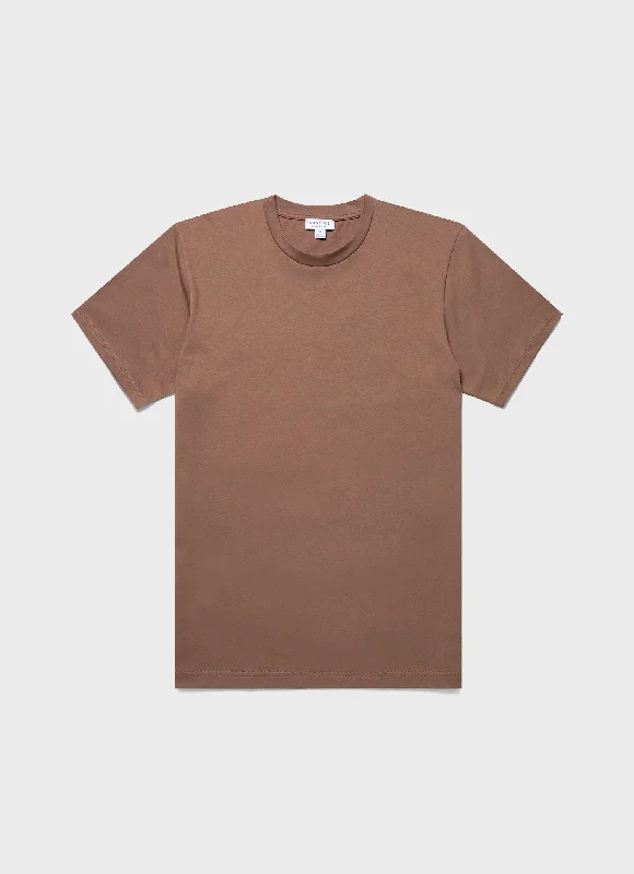 Men's Shirts with Graphic SleevesMen's Riviera Midweight T-shirt in Dark Sand