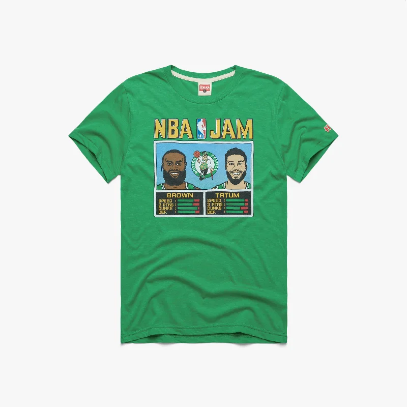 Men's Shirts for FishingNBA Jam Celtics Brown And Tatum