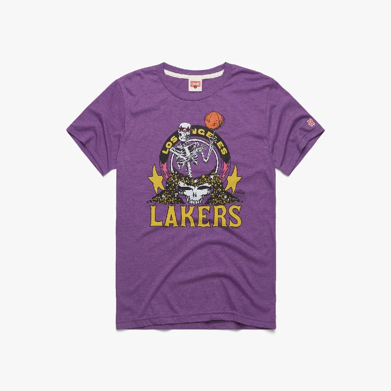 Men's Shirts with Tab CollarsNBA x Grateful Dead x Lakers Skull