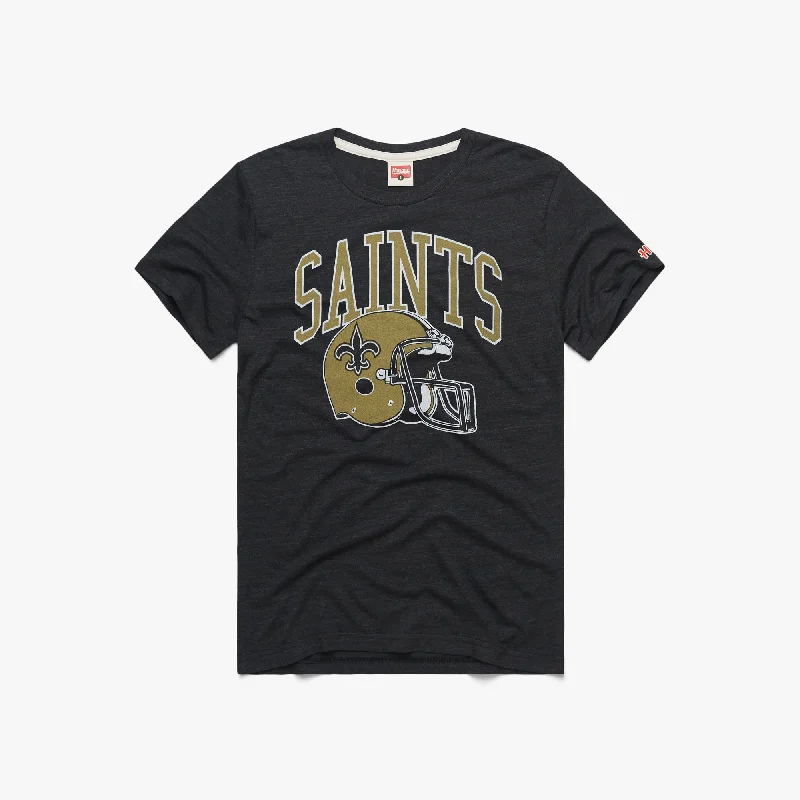 Men's Shirts with Embroidered DesignsNew Orleans Saints Helmet