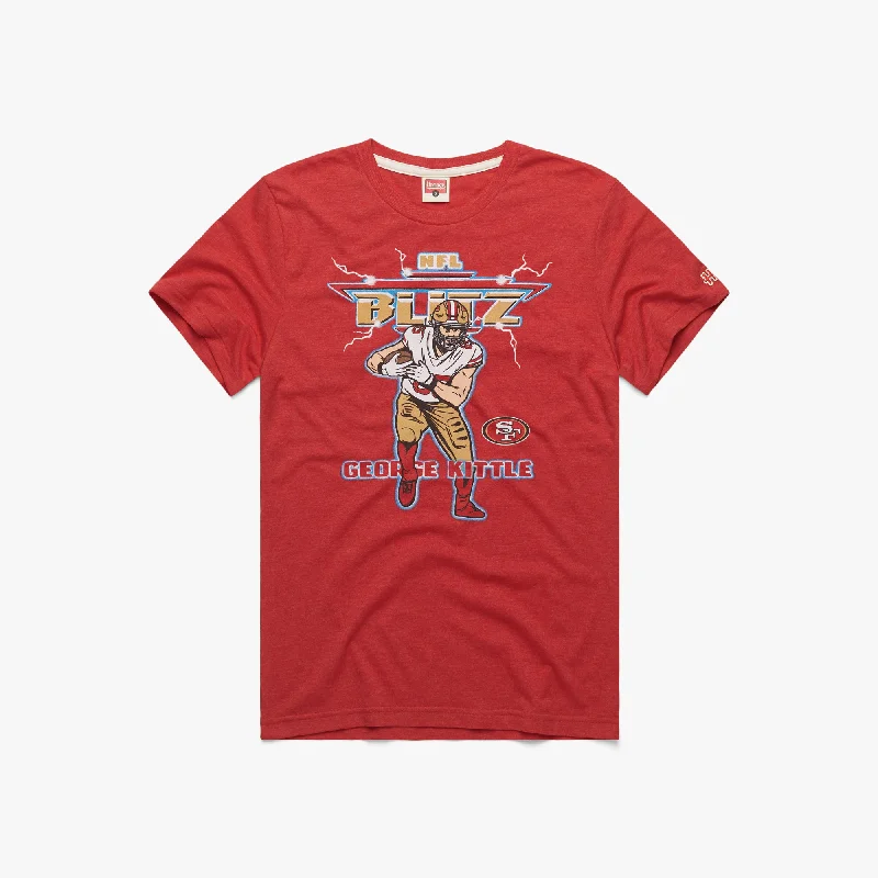 Men's Shirts with Patch PocketsNFL Blitz 49ers George Kittle