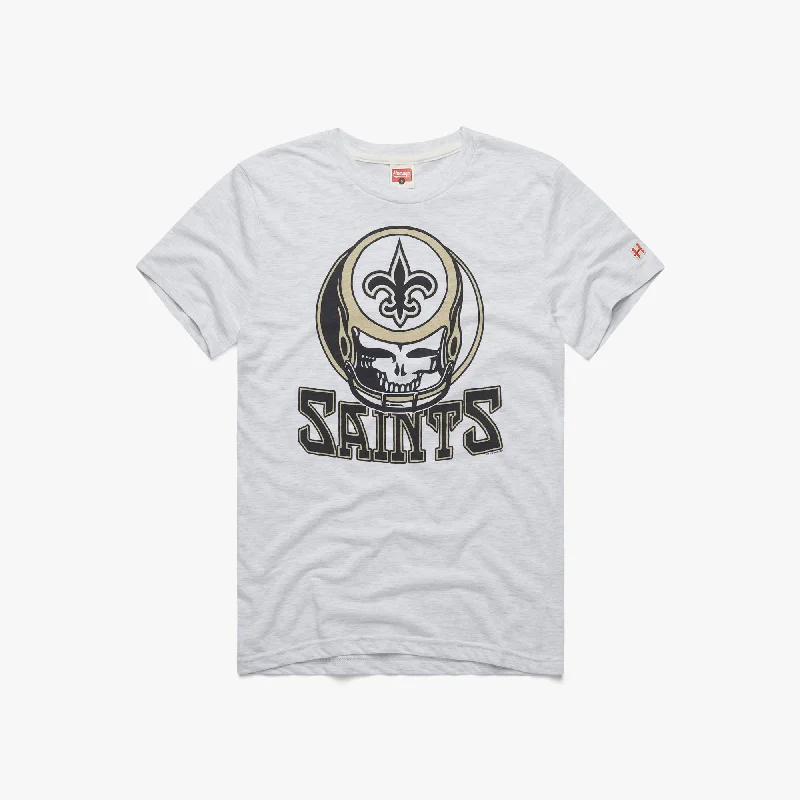 Men's Shirts with Pleated HemlinesNFL x Grateful Dead x Saints