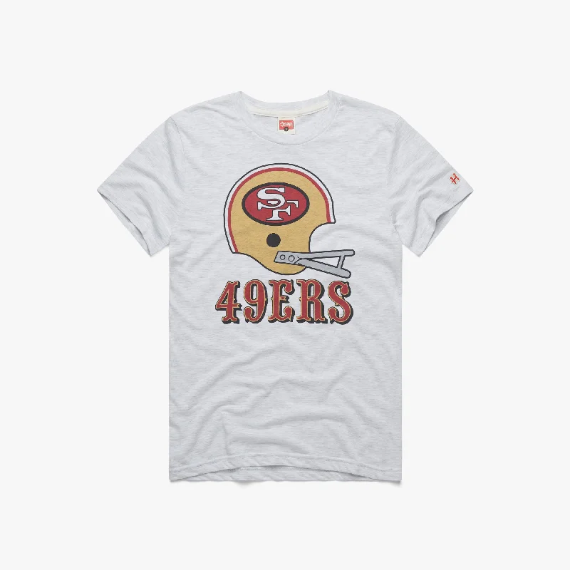 Men's Shirts with Hook-and-Loop ClosuresSan Francisco 49ers Big Helmet