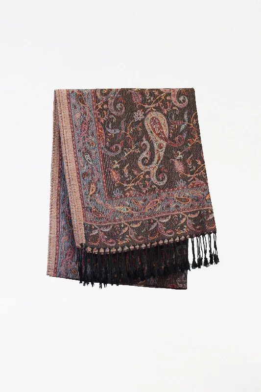 Men's Bootcut Jeans for a Flattering ShapePashmina Scarf, Earth Paisley