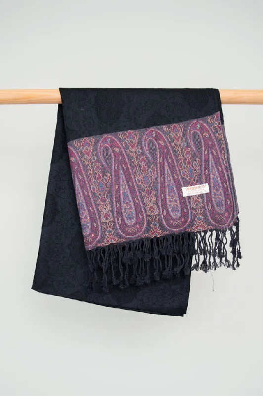 Men's Dress Pants for Special EventsPashmina Scarf, Midnight Paisley