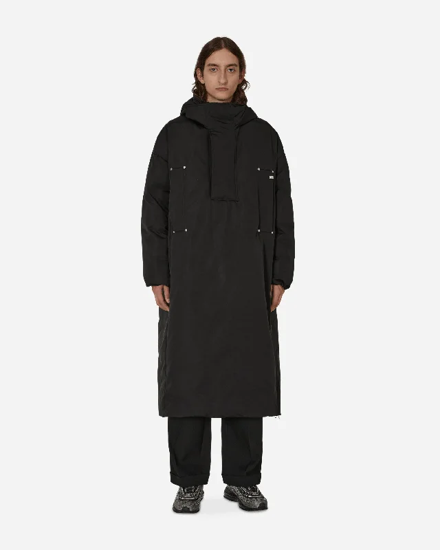 Classic Men's Trench CoatsPuffer Coat Black