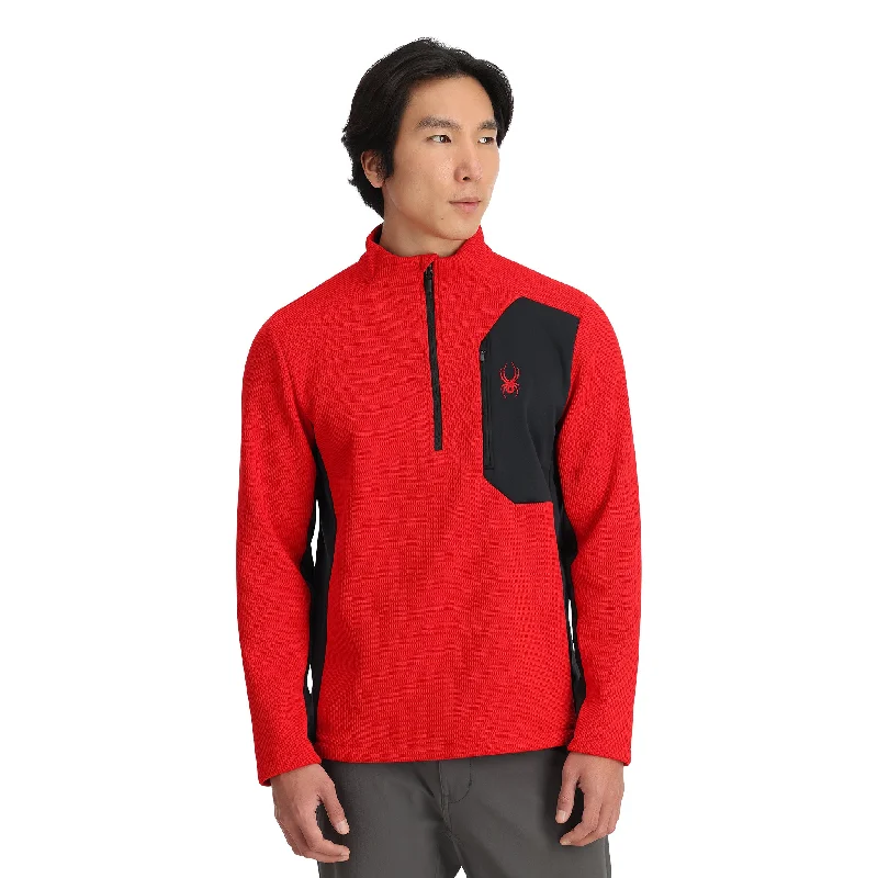 Men's Hoodies for Every OccasionMens Bandit Half Zip - Spyder Red