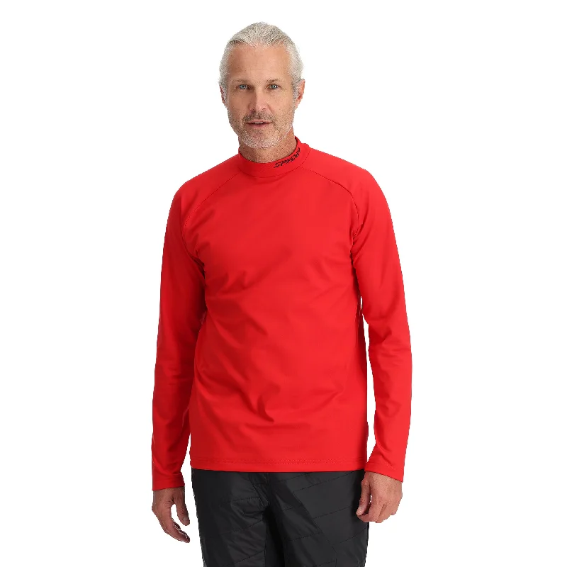 Stylish Men's Designer HoodiesMens Castle Mock Crew - Spyder Red