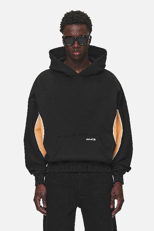 Men's Hoodies with Quick-Dry FabricFarro Boxy Hoodie Washed Black