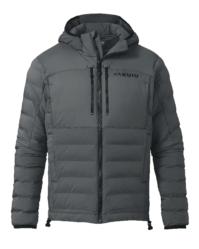 Versatile Men's Pea CoatsFlyway Insulated Hooded Jacket | Gunmetal