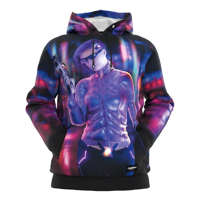 Men's Hoodies with InsulationFuturistic Cybergun Hoodie