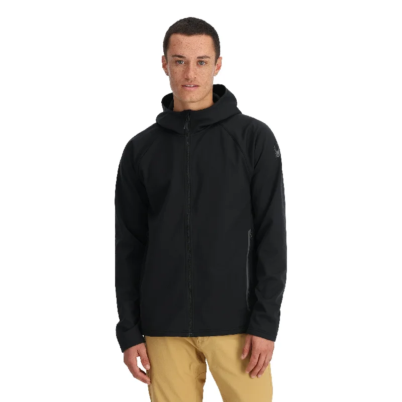 Classic Men's Cotton HoodiesMens Gridweb Hoodie - Black