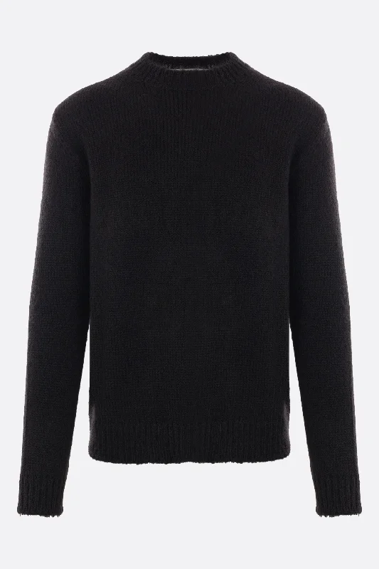 Men's Sweaters with Zip-Up Collarsalpaca wool sweater