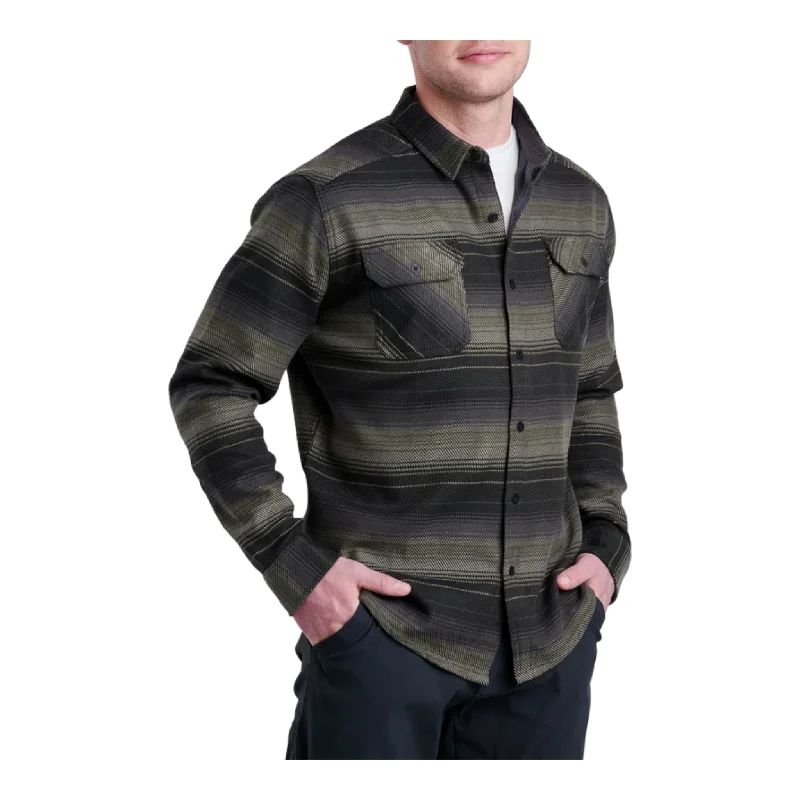 Men's Shirts with Hidden ButtonsDESCENDR™ Flannel