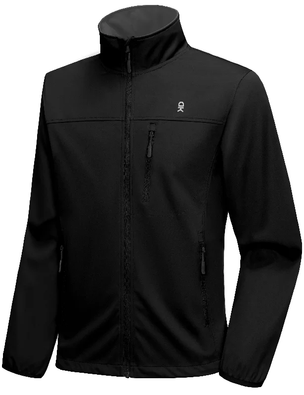 Luxurious Men's Cashmere CoatsMen's Lightweight Softshell Jacket Windbreaker for Running Travel, Hiking, Water Repellent