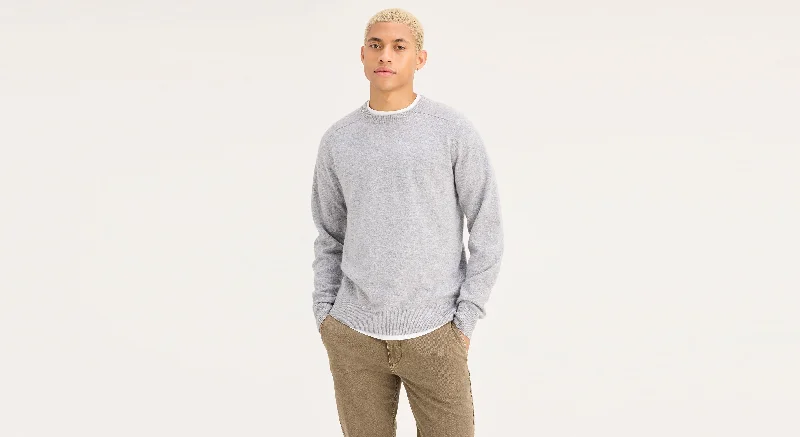 Men's Sweaters with ThumbholesMen's Regular Fit Crafted Cashmere Sweater