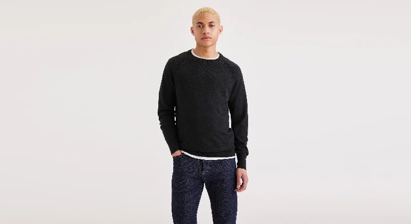 Men's Sweaters with Patch PocketsMen's Regular Fit Crewneck Sweater