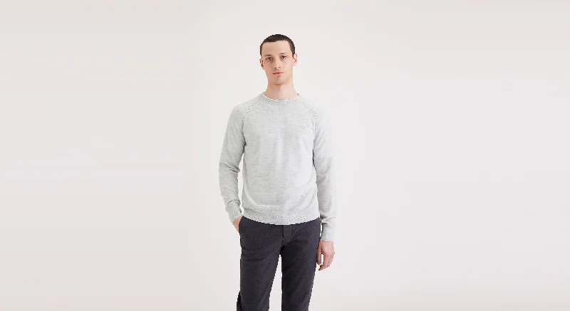 Men's Sweaters with Contrast TrimMen's Regular Fit Crewneck Sweater