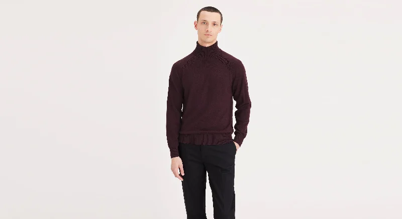 Men's Sweaters with Kangaroo PocketsMen's Regular Fit Turtleneck Sweater