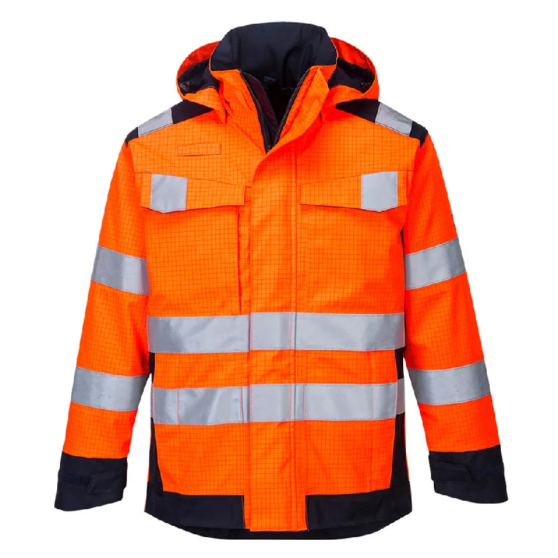 Hi-Viz Orange & Navy