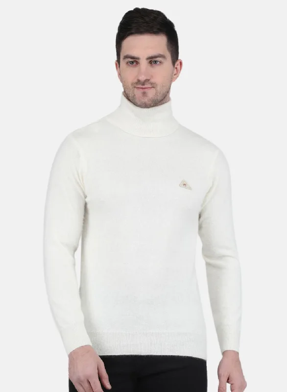 Men's Hoodies for Every BudgetMen White Solid Pullover