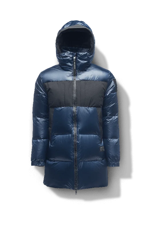 Men's Coats with Hidden PocketsNeelix Men's Long Puffer Jacket