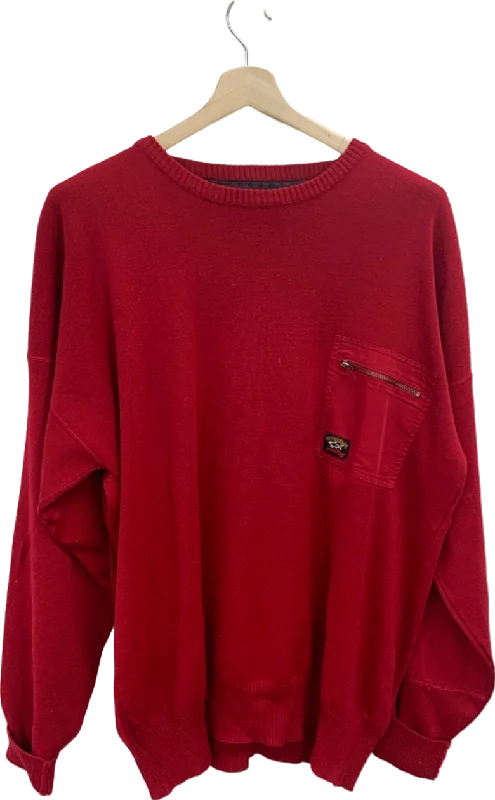 Men's Sweaters for LayeringPaul & Shark Red Yachting Sweater UK L/XL