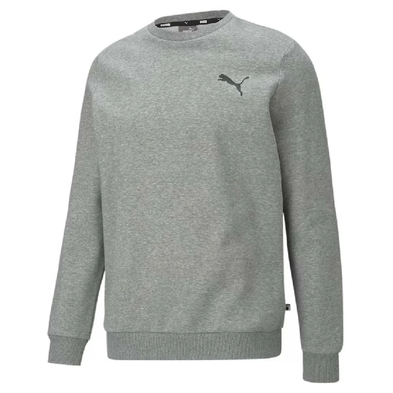 Men's Sweaters with High-Low HemlinesPuma - Men's Essentials Small Logo Crew Sweater (586682 53)