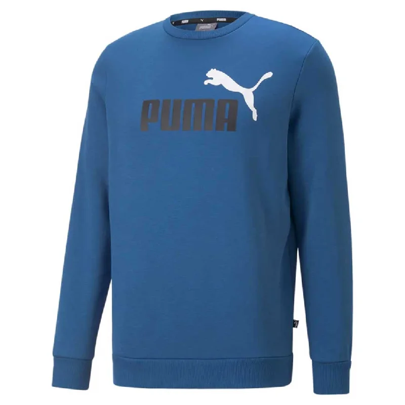 Men's Sweaters with EmbellishmentsPuma - Men's Essentials Two Tone Big Logo Sweater (586762 19)