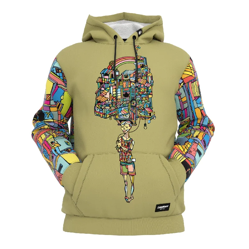 Men's Hoodies for Big and TallRainboy Khaki Hoodie